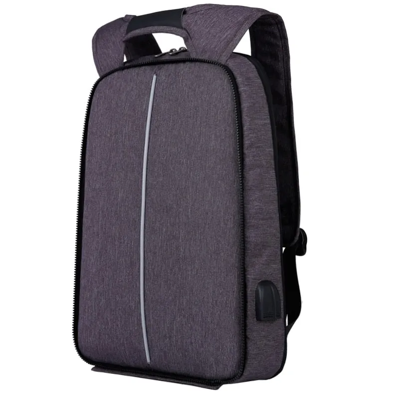 Slim Multi Compartment Laptop Backpack with USB Charging