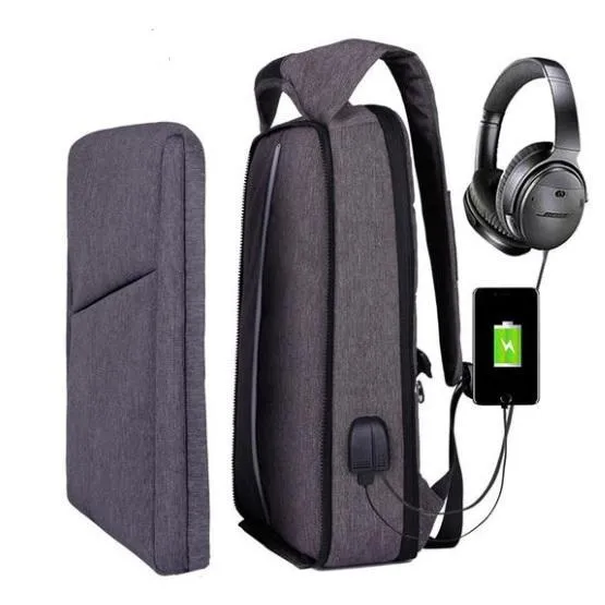 Slim Multi Compartment Laptop Backpack with USB Charging