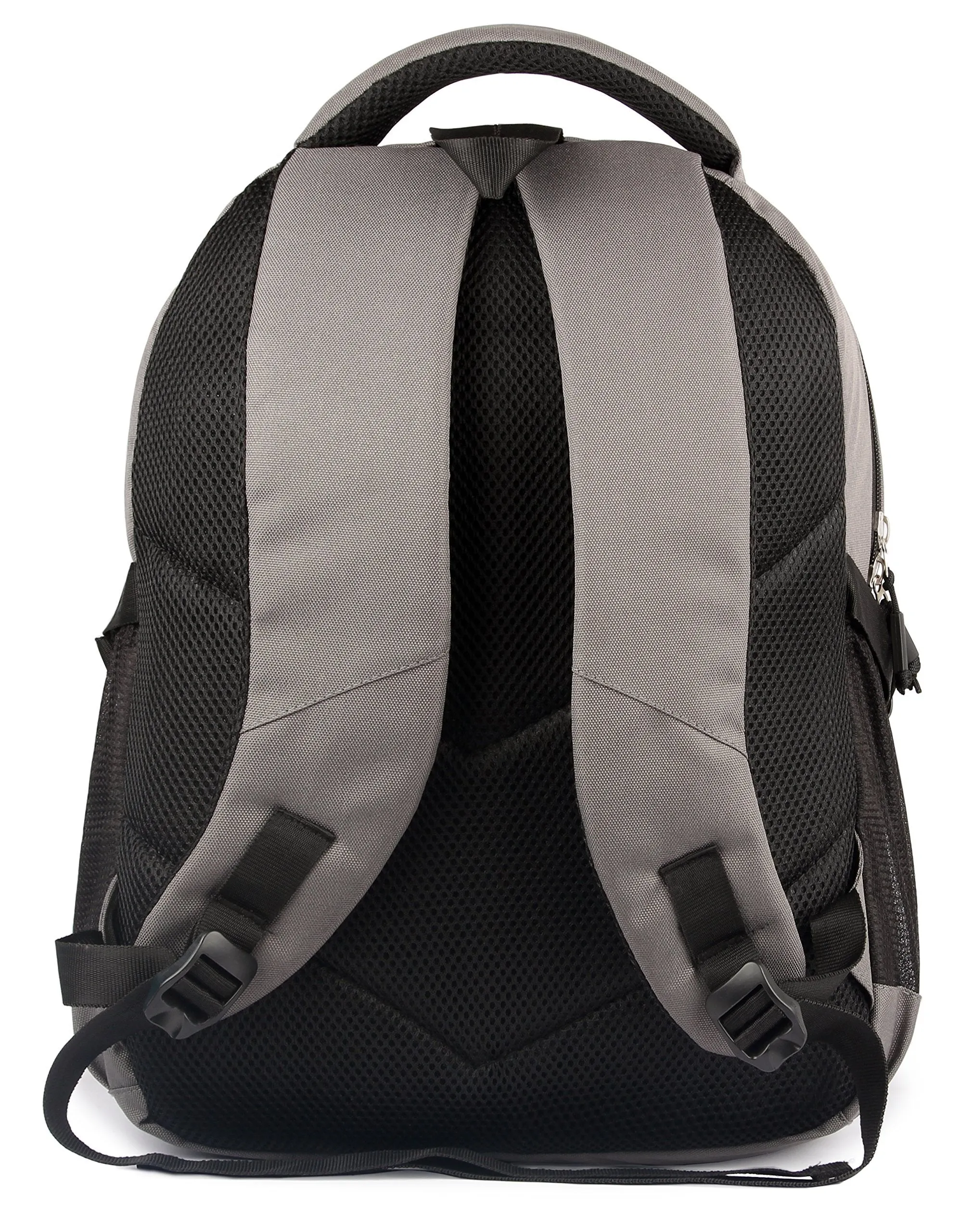 THE CLOWNFISH Alpha Series 26 Liters Unisex Backpack |College Backpack| 15.6 inch laptop Backpack|School Backpack |Bags (Grey)