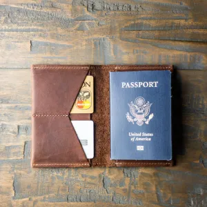 The Pioneer Fine Leather Passport Wallet Passport Cover