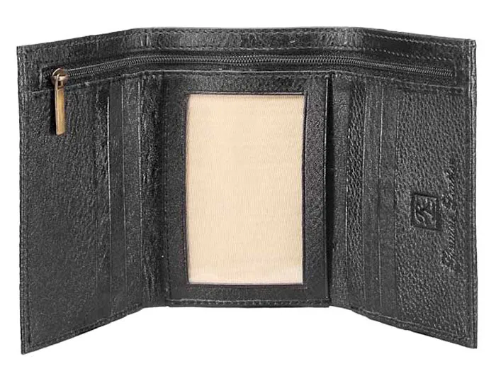 Tri Fold Mens Leather Wallet