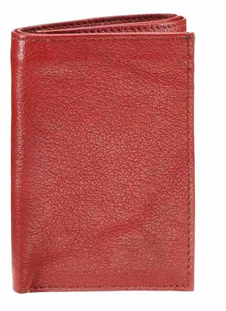 Tri Fold Mens Leather Wallet