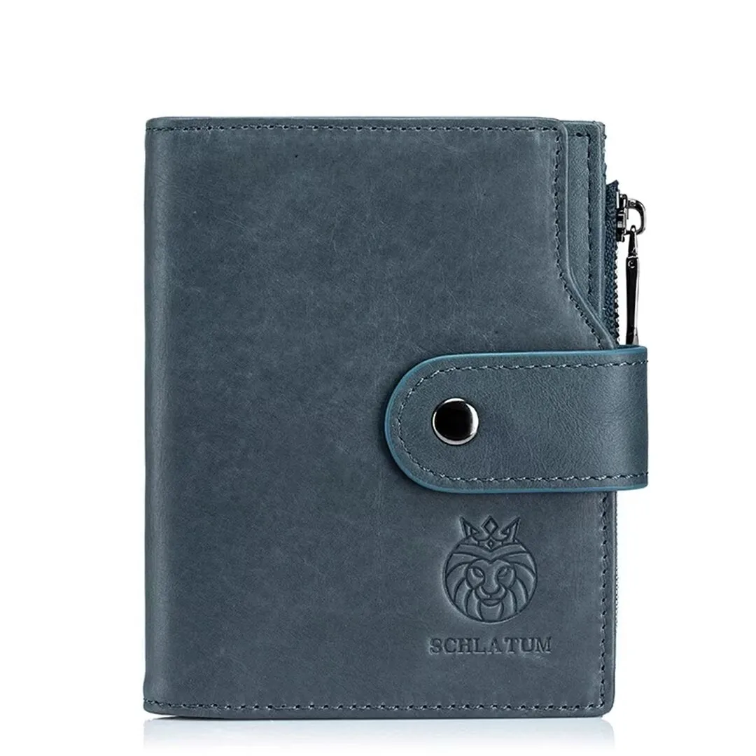 Ultra-Slim Signature Leather Wallet