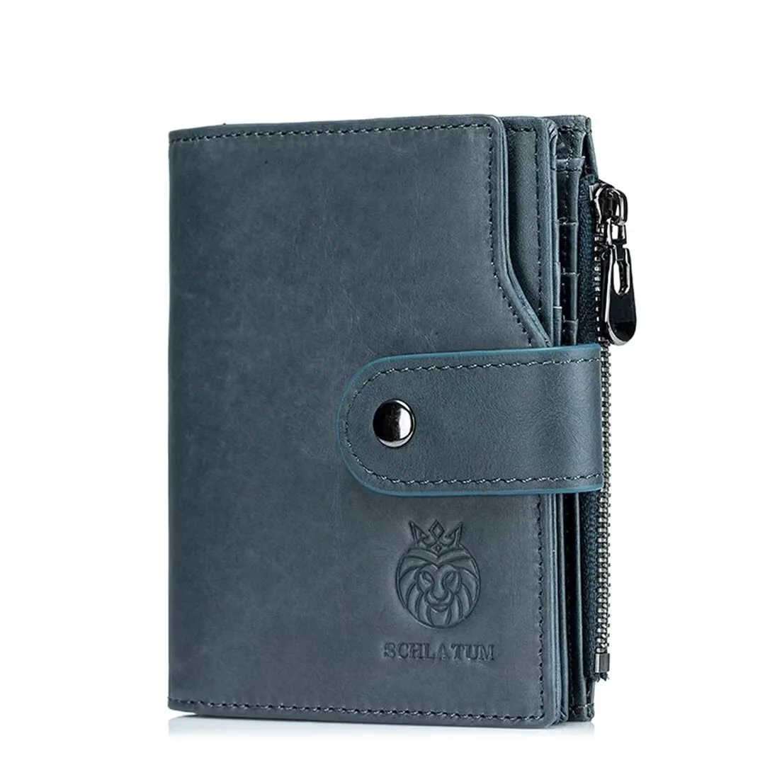 Ultra-Slim Signature Leather Wallet