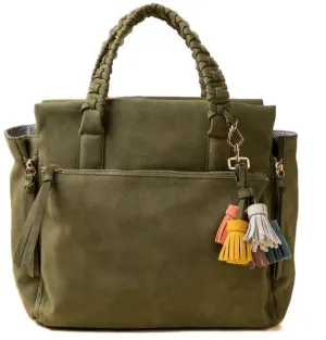 Violet Ray Bag For Women,Olive - Satchels Bag