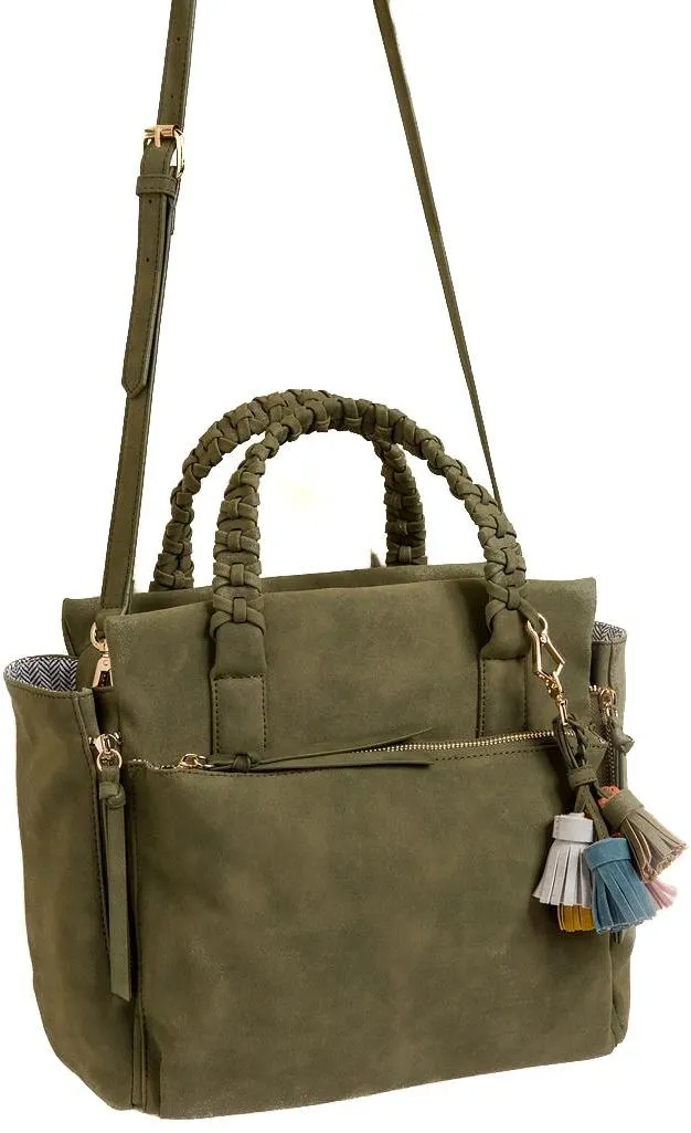 Violet Ray Bag For Women,Olive - Satchels Bag