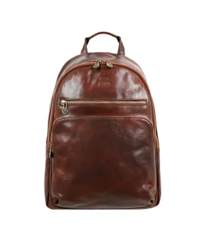 Womens Leather Backpack - I, Claudius