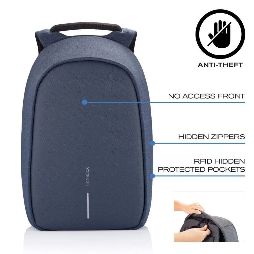 XD Design Bobby Hero Regular Anti-Theft Laptop Backpack - Navy