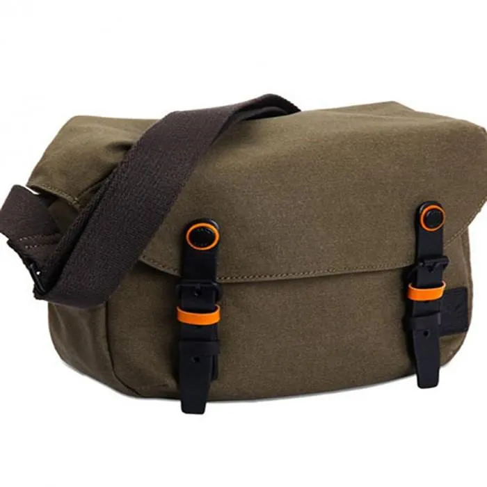 Zkin Getaway Cetus Canvas Moss Green DSLR Camera Satchel Shoulder Bag